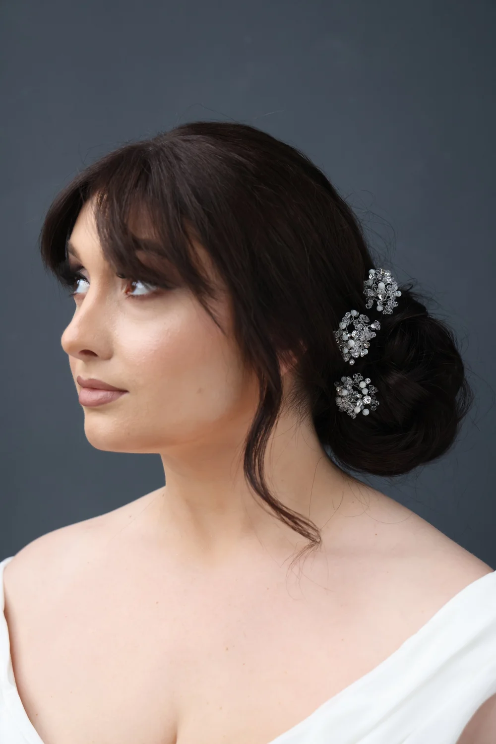 Justine M Couture ウェディング ヘッドアクセサリー Headpiece Combs & Headbands — Justine M Couture Bridal Veils